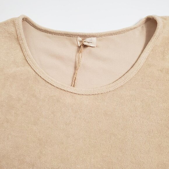 The Simple Folk Womens Oversized Terry Top Size 14 Ecru Organic Cotton - Picture 7 of 12